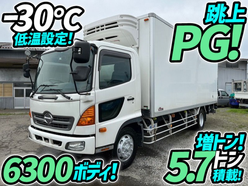 H22 日野 増トンレンジャー 冷蔵冷凍車 跳ね上げパワーゲート 6300 －30℃低温設定 菱重コールドチェーン 6t 中型