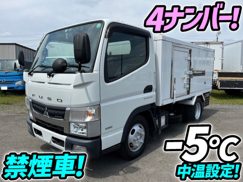 H29 三菱ふそう キャンター 冷蔵冷凍車 －5℃中温設定 R134a 東プレ 左サイド扉 5トン限定 準中型免許 2t 小型