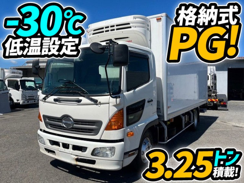 H24 レンジャー 冷蔵冷凍車 格納式パワーゲート －30℃低温設定 菱重コールドチェーン 3.25トン積載 トランテックス 4t 8t 中型 箱車