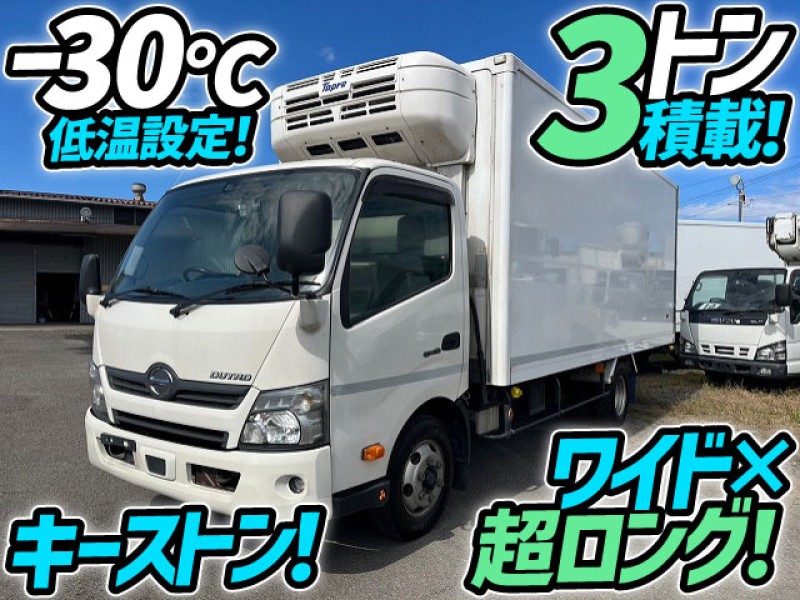 H29 日野 デュトロ 冷蔵冷凍車 -30℃低温設定 キーストン スタンバイ ワイド 超ロング ワンオーナー 東プレ 3t 小型