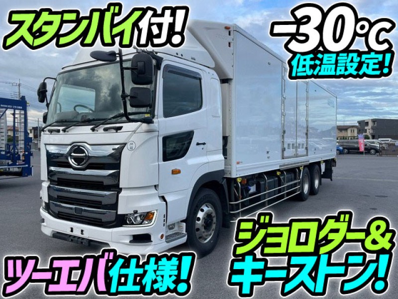 検切れナンバー付 H31 日野 プロフィア 冷蔵冷凍車 ツーエバ 後輪エアサス -30℃低温設定 キーストン スタンバイ 10t 大型