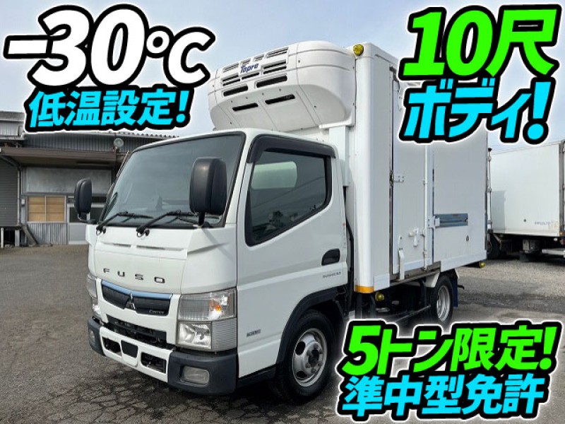 R2 三菱ふそう キャンター 冷蔵冷凍車 -30℃低温設定 東プレ 10尺ボディ 左サイド扉 5トン限定 準中型免許 全低床 1.5t 小型