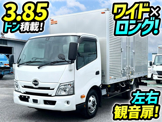 2PG-XZU712M R2 日野 デュトロ アルミバン ワイド ロング 左右サイド