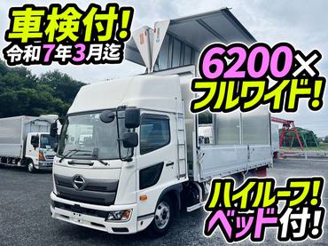 車検付 令和7年3月迄 R4 日野 レンジャー アルミウイング ハイルーフ ワンオーナー フルワイド フルキャブ 4t 8t 中型 箱車