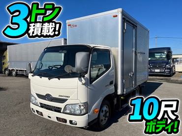 H26 日野 デュトロ トヨタ TOYOTA アルミバン ドライバン 10尺ボディ 左サイドスライド扉 3枚観音 5速MT 2t 3t 6t 小型 箱車