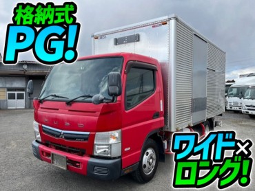 H29 三菱ふそう キャンター アルミバン 格納式パワーゲート ワイド ロング サイド扉 5速MT車 2t 5t 小型 ドライバン パネルバン 箱車