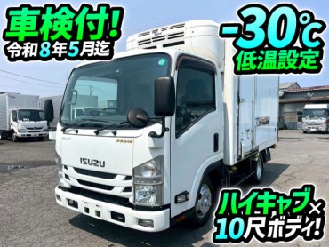 H28 いすゞ エルフ 冷蔵冷凍車 ハイキャブ 10尺ボディ 東プレ -30℃低温設定 R404A 左サイド扉 5トン限定・準中型免許 2t 5t 小型 バン 箱車