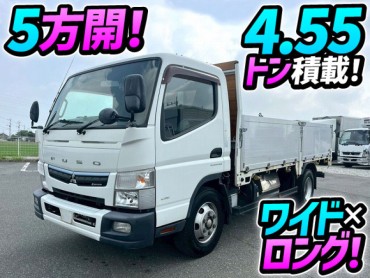 H29 三菱ふそう キャンター アルミブロック ワイド ロング 5方開 ハイブロック 4.55トン積載 パブコ デュオニック AT 4t 8t 小型 平ボディ