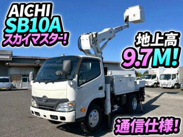 TKG-XZU600X H24 日野 デュトロ 高所作業車 アイチコーポレーション AICHI SB10A SKYMASTER スカイマスター 通信仕様 FRPバケット 150馬力 5速 MT マニュアル 6t 小型 特装車