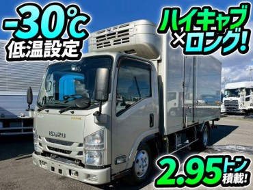 TRG-NMR85AN H28 いすゞ エルフ 冷蔵冷凍車 ハイキャブ 標準幅 ロング 東プレ -30℃低温設定 R404A 150馬力 AT スムーサーEx 2t 3t 6.5t 小型 小型 冷凍バン 箱車