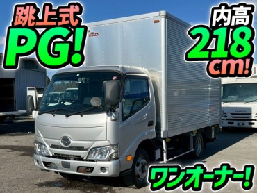 2RG-XZC645M R2 日野 デュトロ アルミバン PG 跳ね上げ式パワーゲート 標準幅 セミロング ワンオーナー 日本フルハーフ 5トン限定 準中型免許 6速 MT マニュアル 背高 2t 5t 小型 ドライバン 箱車