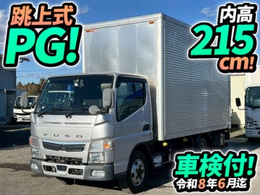 TPG-FEA50 車検付 令和8年6月迄 R1 令和元年 三菱ふそう キャンター アルミバン PG 跳ね上げ式パワーゲート 標準幅 セミロング 背高 2トン積載 5トン限定 準中型免許 パブコ 2t 5t 小型 ドライバン 箱車