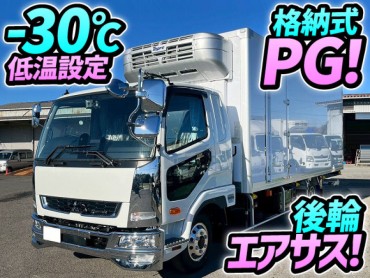 2KG-FK65F 車検付 令和9年10月迄 R7 三菱ふそう ファイター 冷蔵冷凍車 PG 格納式パワーゲート 登録済未使用 新車 -30℃低温設定 6200 フルワイド フルキャブ ベッド付き 後輪エアサス 4t 8t 中型 冷凍バン 箱車