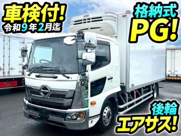 2KG-FD2ABG 車検付 令和9年2月迄 R3 日野 レンジャー 冷蔵冷凍車 PG 格納式パワーゲート ワンオーナー 菱重コールドチェーン -5℃中温設定 後輪エアサス 6速マニュアル MT 4t 8t 中型 冷凍バン 箱車