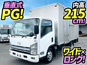 BDG-LPR85AN H22 マツダ タイタン アルミバンPG 垂直式パワーゲート ワイド ロング 150馬力 スムーサーEx セミオートマ AT 3t 7.5t 小型 準中型 ドライバン 箱車