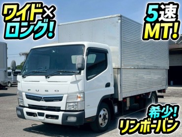 2PG-FEB50 R2 三菱ふそう キャンター リンボーバン ワイド ロング 5速 MT マニュアル 2t 6t 小型 アルミバン ドライバン 箱車 車高制限 ワンオーナー