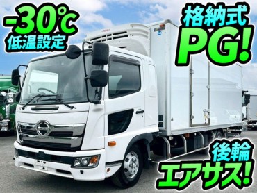 2KG-FD2ABG 車検付 令和9年5月 R3 日野 レンジャー 冷蔵冷凍車 PG 格納式パワーゲート ワンオーナー フルキャブ/ベッド付き 6300 フルワイド 後輪エアサス 菱重コールドチェーン -30℃低温設定 6速マニュアル MT 4t 8t 中型 冷凍バン 箱車