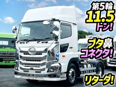 2DG-SH1EDGG R3 日野 プロフィア トラクターヘッド ハイルーフ 第五輪荷重 11500kg 11.5トン 後輪エアサス ワンオーナー 永久磁石式リターダ ブタ鼻コネクタ 電源カプラ プロシフト セミオートマ AT 10t 46t 大型 牽引 セミトレ
