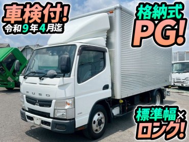 TKG-FEA50 H27 三菱ふそう キャンター アルミバン PG 格納式パワーゲート 標準幅 ロング 150馬力 5速マニュアル MT 2t 5t 小型 ドライバン 箱車