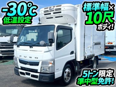 2PG-FBAV0 R1 三菱ふそう キャンター 冷蔵冷凍車 標準幅 ショート 10尺ボディ 東プレ -30℃低温設定 左サイド扉 デュオニック セミオートマ AT 2t 5t 小型 冷凍バン 箱車