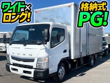 TPG-FEB50 H31 三菱ふそう キャンター アルミバン PG 格納式パワーゲート ワイド ロング 左サイド扉 150馬力 デュオニック 2t 6t 小型 準中型